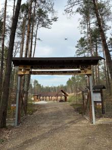 Strzelnica w pobliżu Leśnego Ośrodka Edukacyjnego
